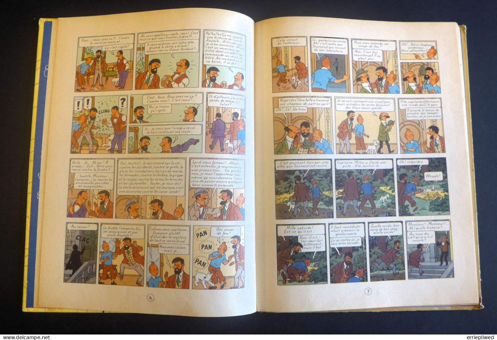 1956 - Tintin - L'Affaire Tournesol, eerste editie