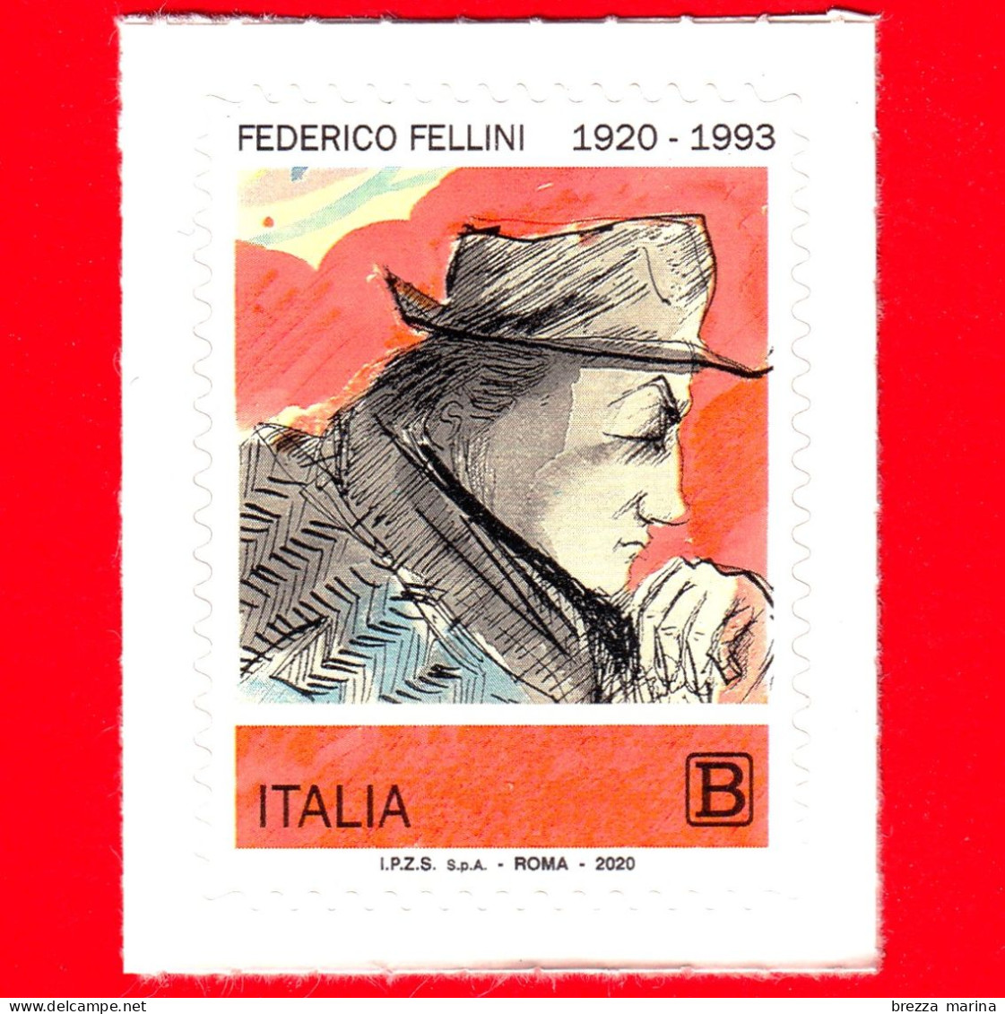 Nuovo - MNH - ITALIA - 2020 - 100 Anni Della Nascita Di Federico Fellini – Autoritratto - B - 2011-20: Neufs