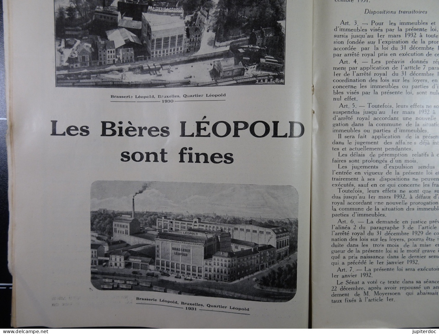 Le Petit Journal Du Brasseur N° 1656 De 1932 Pages 2 à 32 Brasserie Belgique Bières Publicité Matériel Brassage - 1900 - 1949