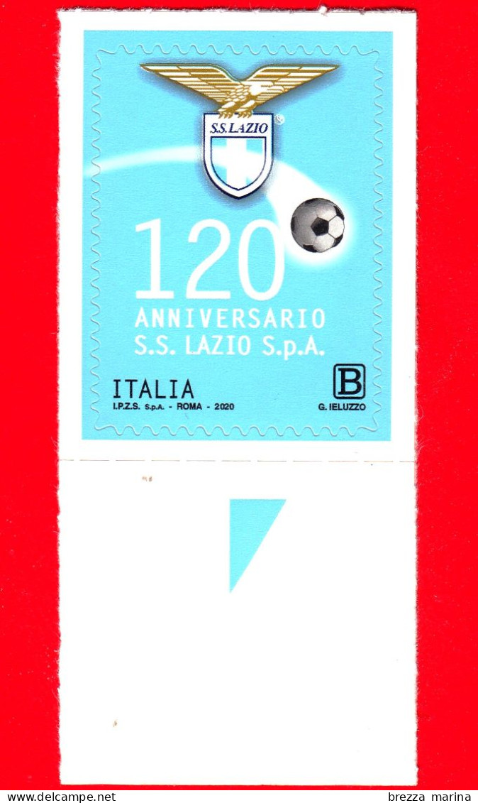 Nuovo - MNH - ITALIA - 2020 - 120 Anni Della S.S. Lazio S.p.A. – Calcio – Pallone - B - 2011-20:  Nuovi