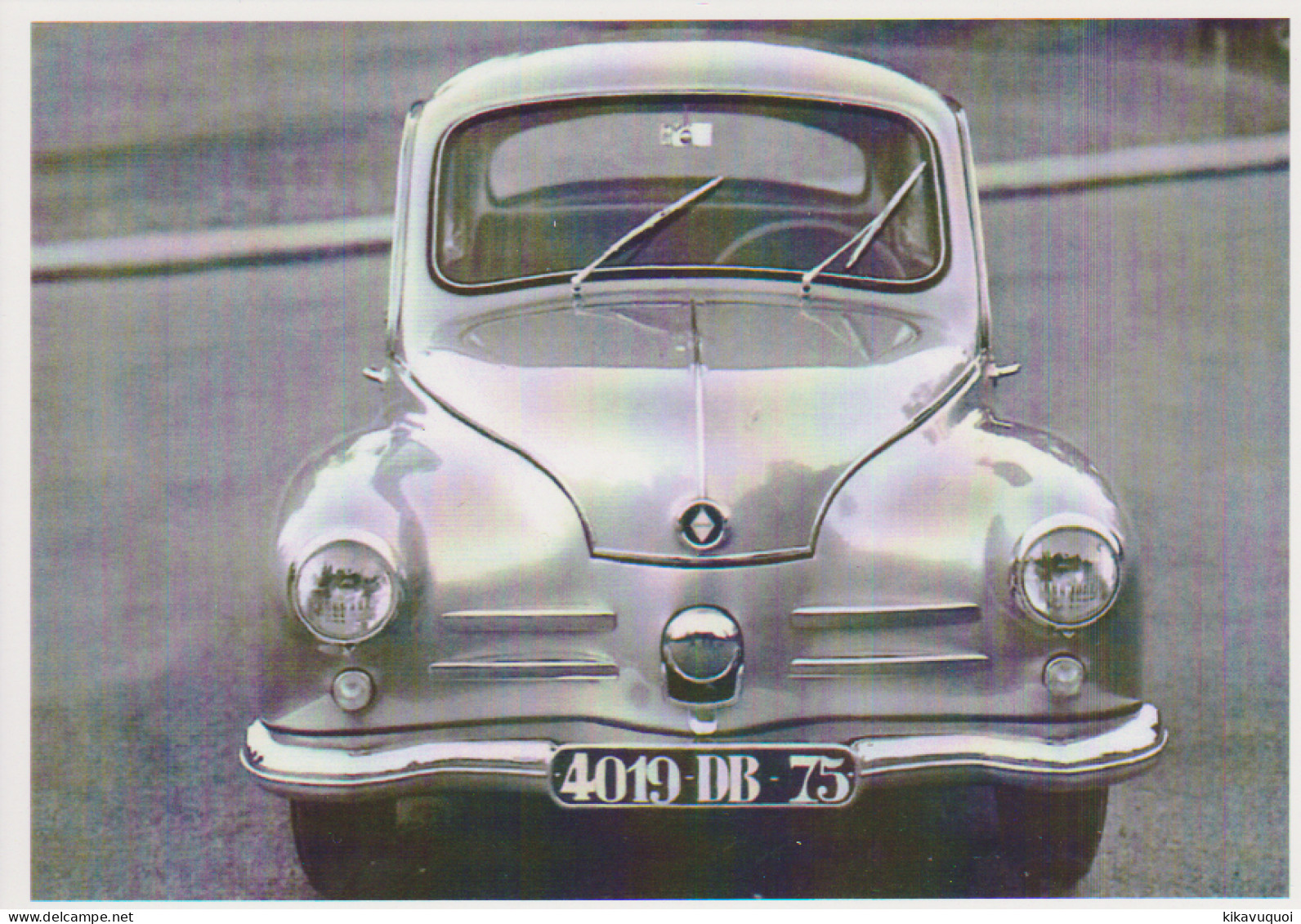RENAULT 4CV GHIA De 1956 - CARTE POSTALE 10X15 CM NEUF - PKW