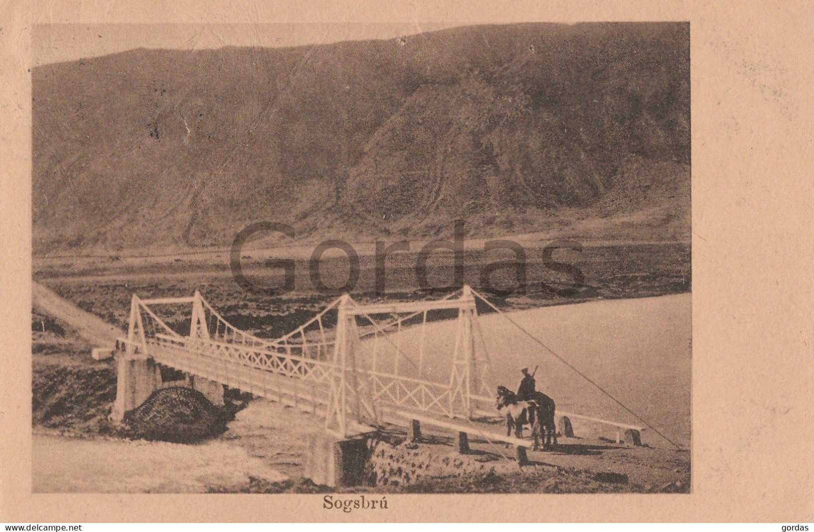 Iceland - Sogsbru - Brucke - Bridge - Iceland