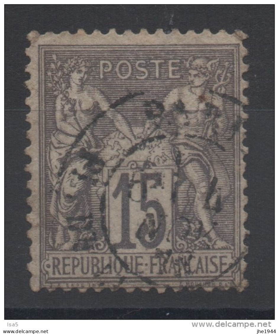 France N° 66 SAGE Type I 15 C Gris - 1876-1878 Sage (Typ I)