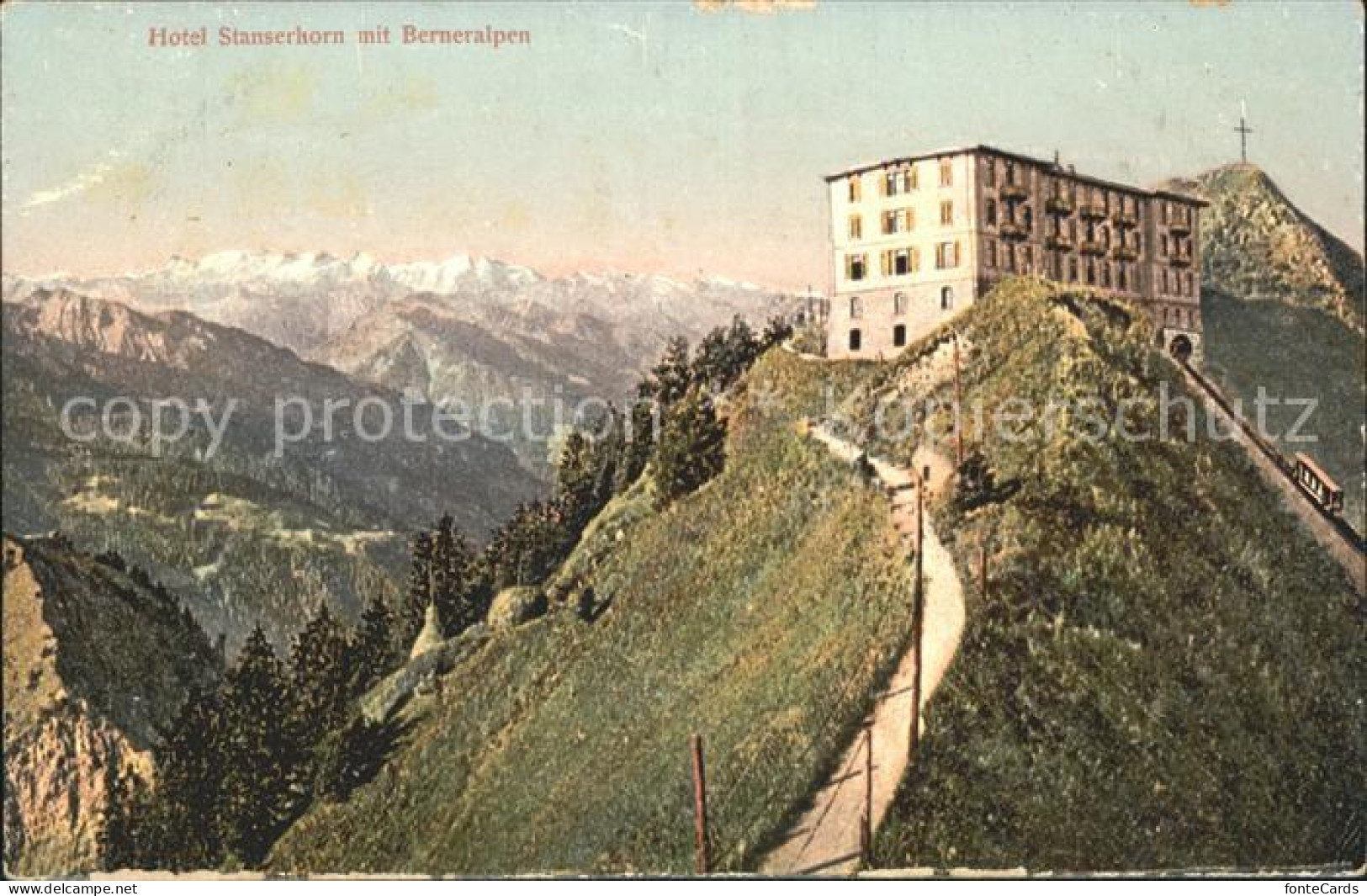 11749740 Stanserhorn Hotel Stanserhorn Mit Berneralpen Stanserhorn - Sonstige & Ohne Zuordnung