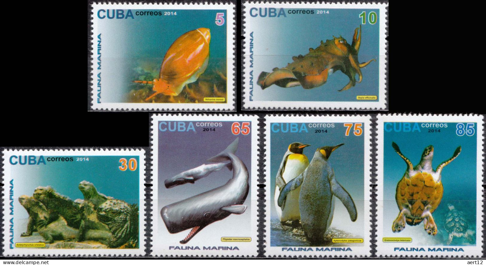 2013, Cuba, Domestic Animals, Birds, Cats, Dogs, Parrots, Pigeons, Rabbits, Reptiles, 6 Stamps, MNH(**), CU 5670-75 - Gebruikt