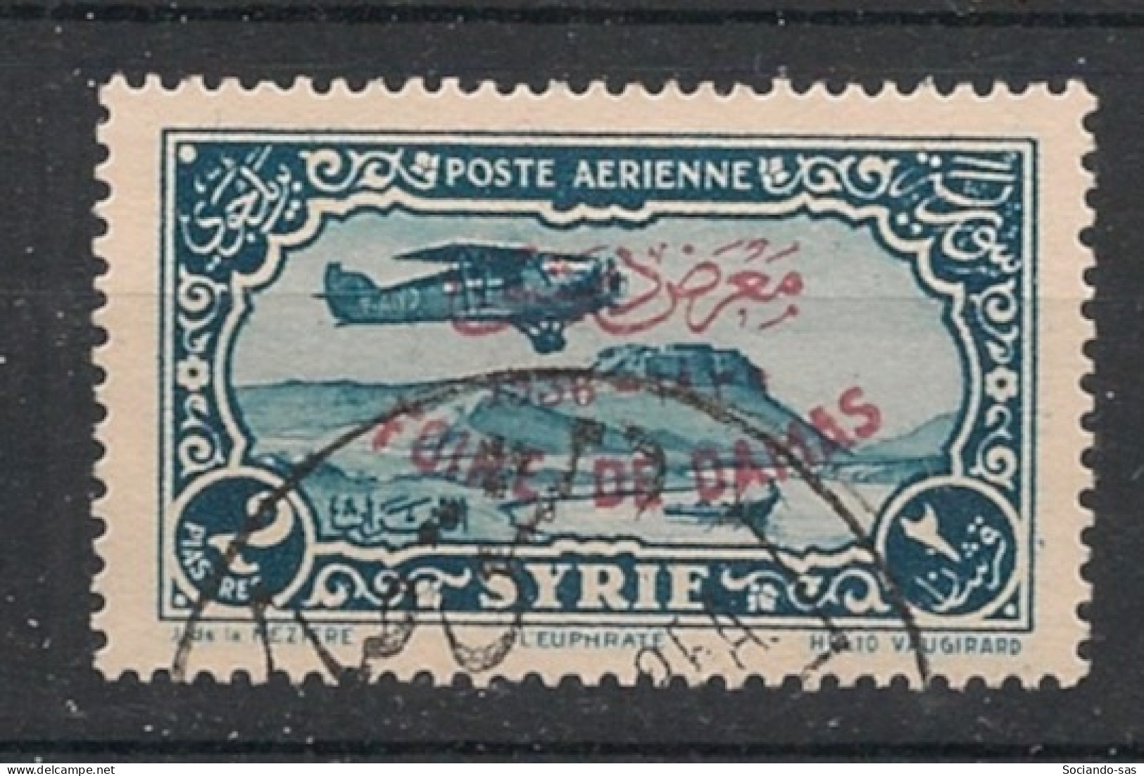 SYRIE - 1936 - PA N°YT. 69C - Foire De Damas 2pi - Oblitéré / Used - Usati