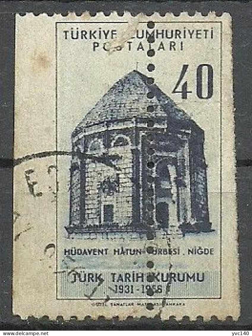 Turkey; 1956 25th Anniv. Of The Turkish History Society "Perf. ERROR" - Usados