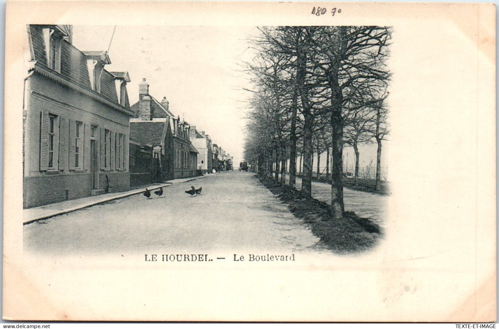 80 LE HOURDEL - Le Boulevard. - Le Hourdel