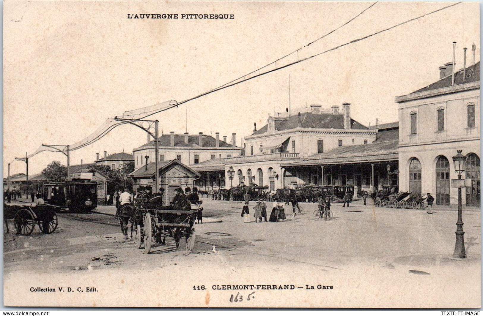 63 CLERMONT FERRAND - Avenue Et Facade De La Gare. - Clermont Ferrand