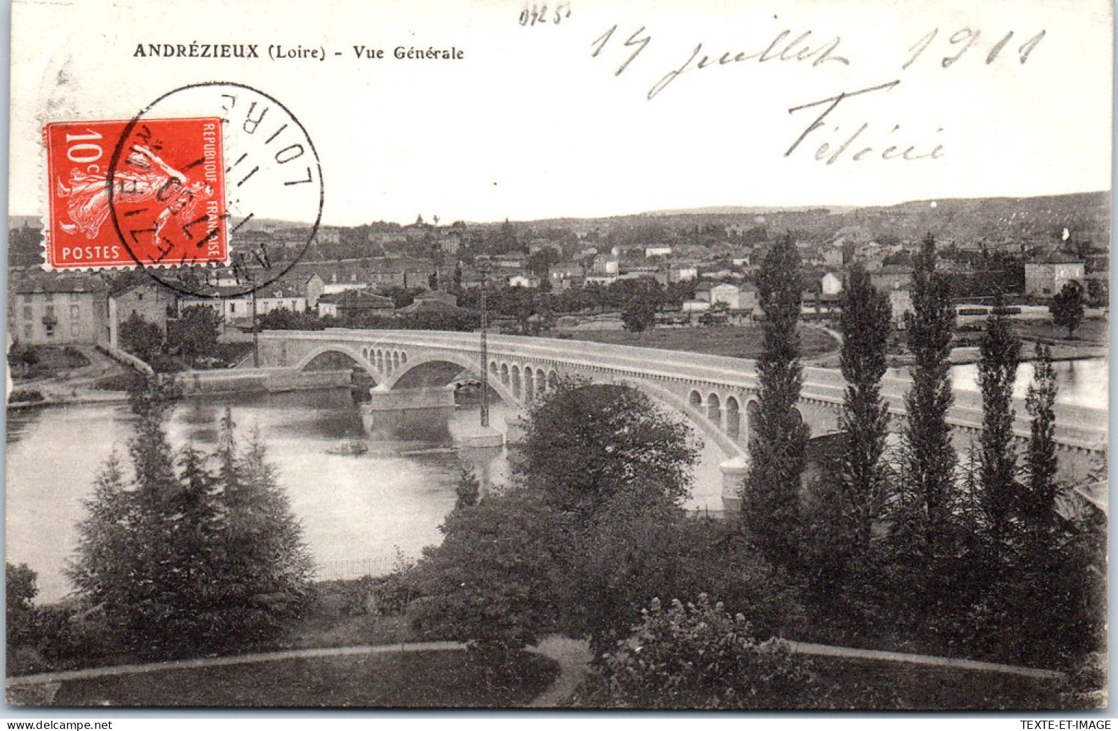 42 ANDREZIEUX - Le Pont, Vue Generale. - Andrézieux-Bouthéon