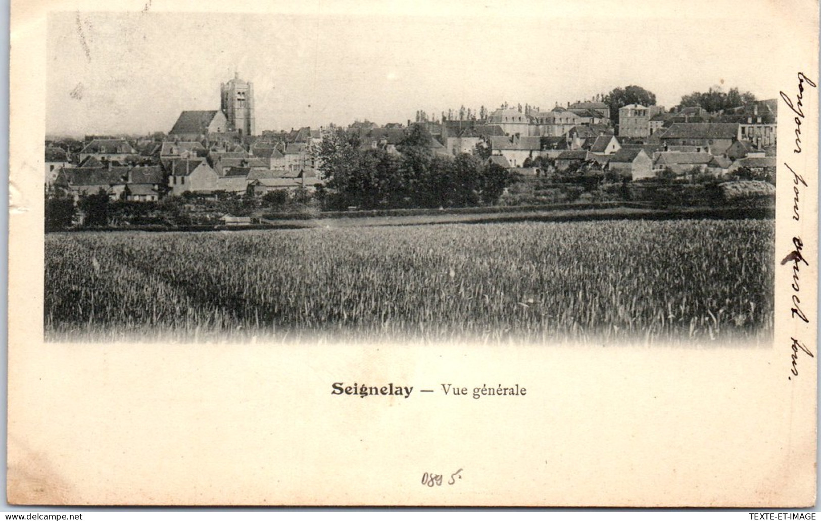 89 SEIGNELAY - Vue Generale Sur La Commune. - Seignelay