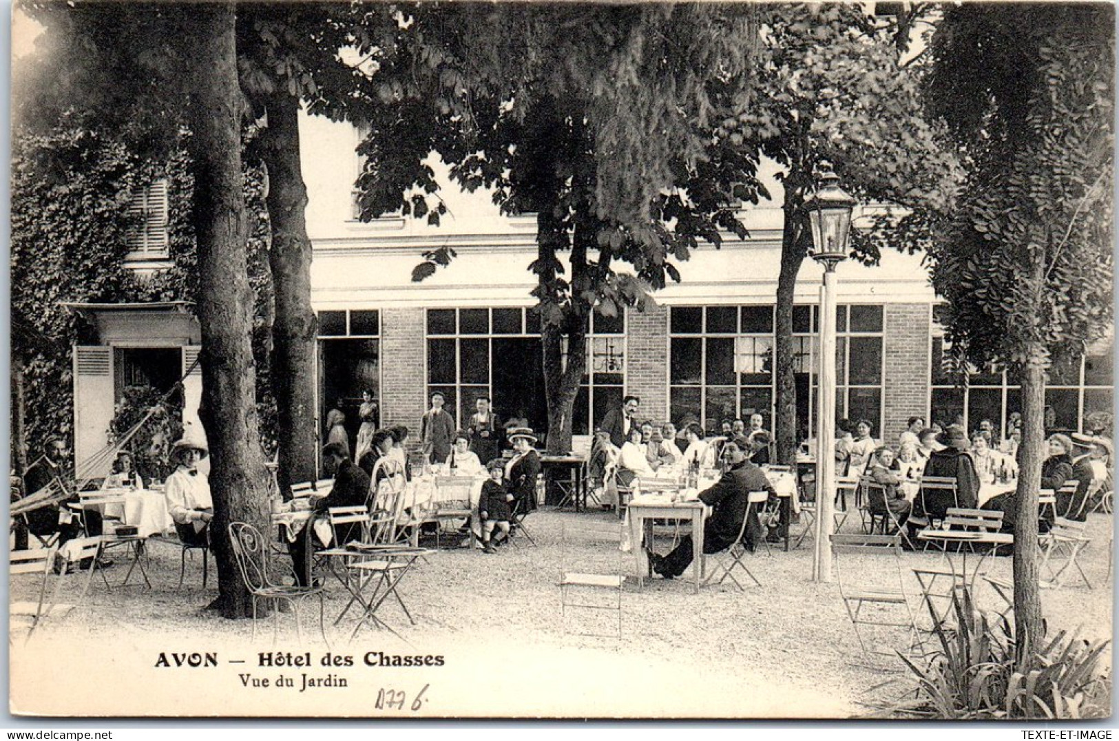 77 AVON - Hotel Des Chasses, Vue Du Jardin. - Avon