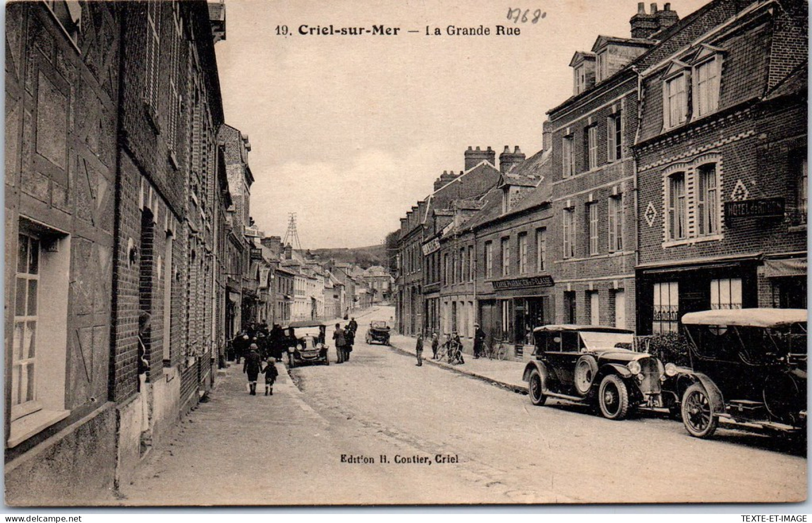 76 CRIEL SUR MER - La Grande Rue. - Criel Sur Mer