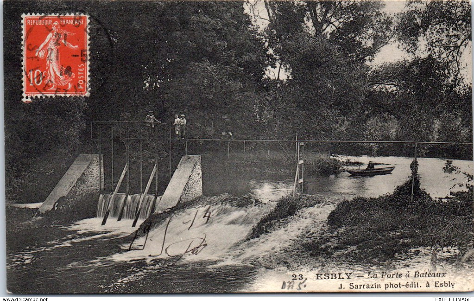 77 ESBLY - La Porte A Bateaux  - Esbly