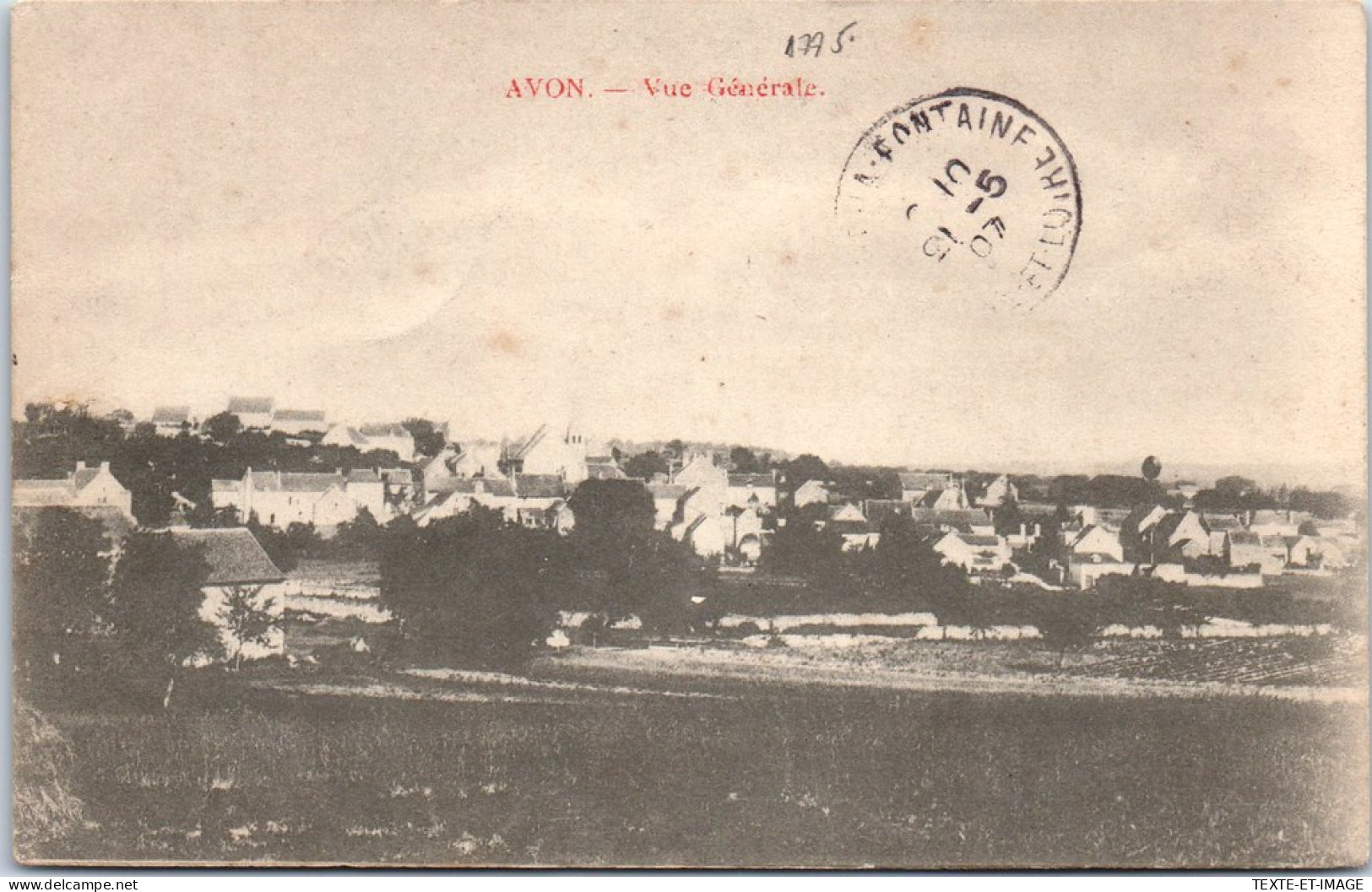 77 AVON - Vue Generale Sur La Localite -  - Avon