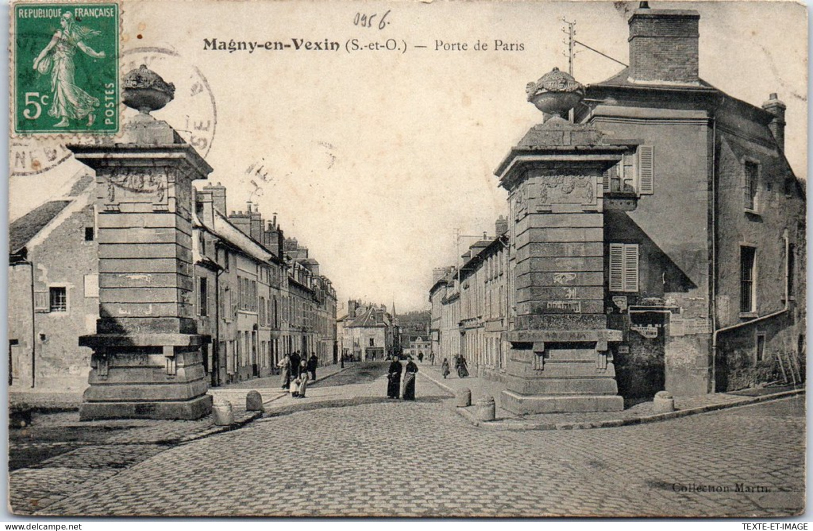 95 MAGNY EN VEXIN - Vue De La Porte De Paris. - Magny En Vexin