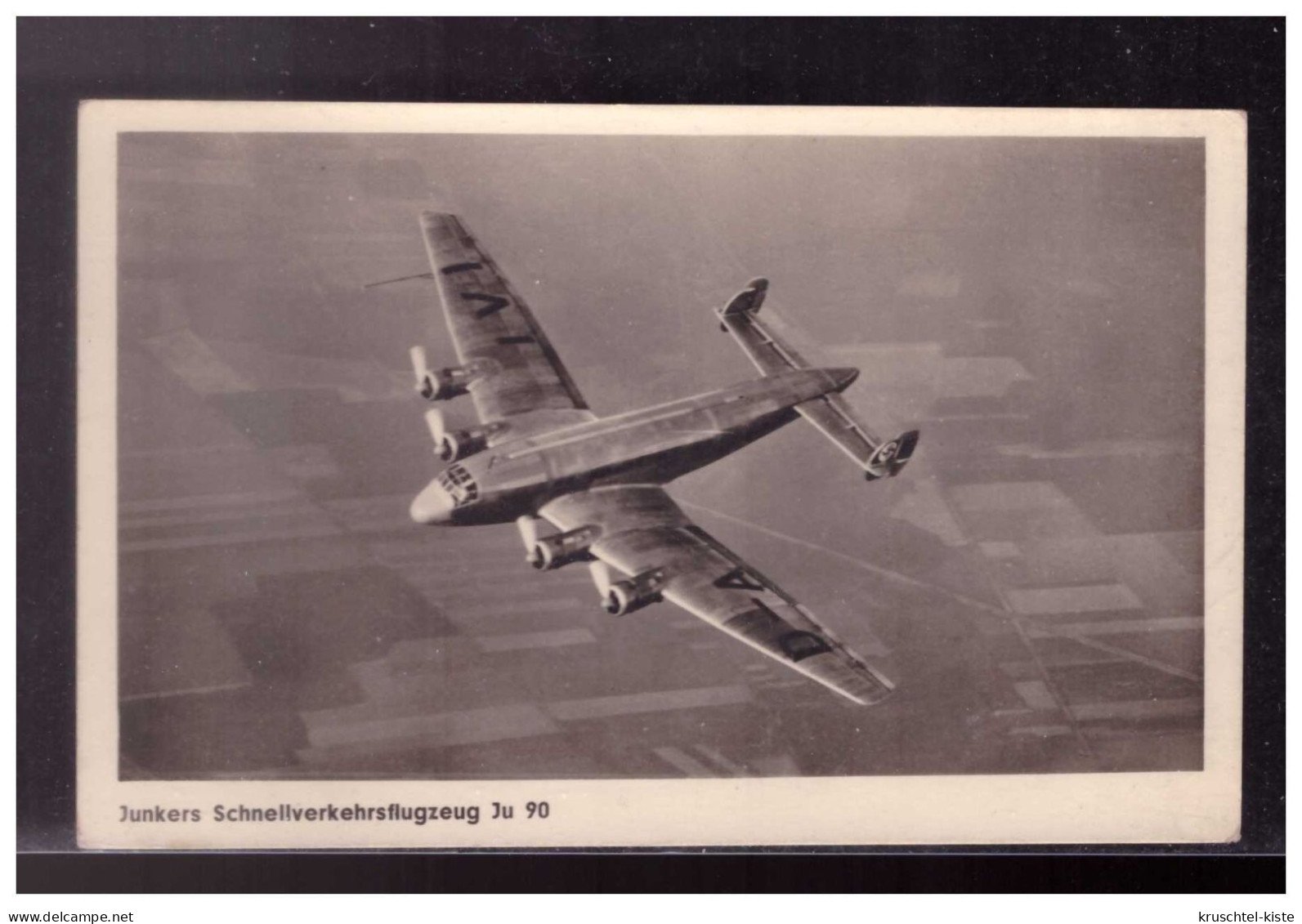 Dt- Reich (024142) Propaganda AK Junkers Schnellverkehrsflugzeug Ju 90, Gelaufen TST 1939 - War 1939-45