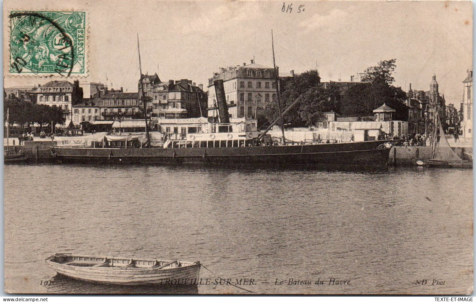 14 TROUVILLE SUR MER - Le Bateau Du Havre. - Trouville