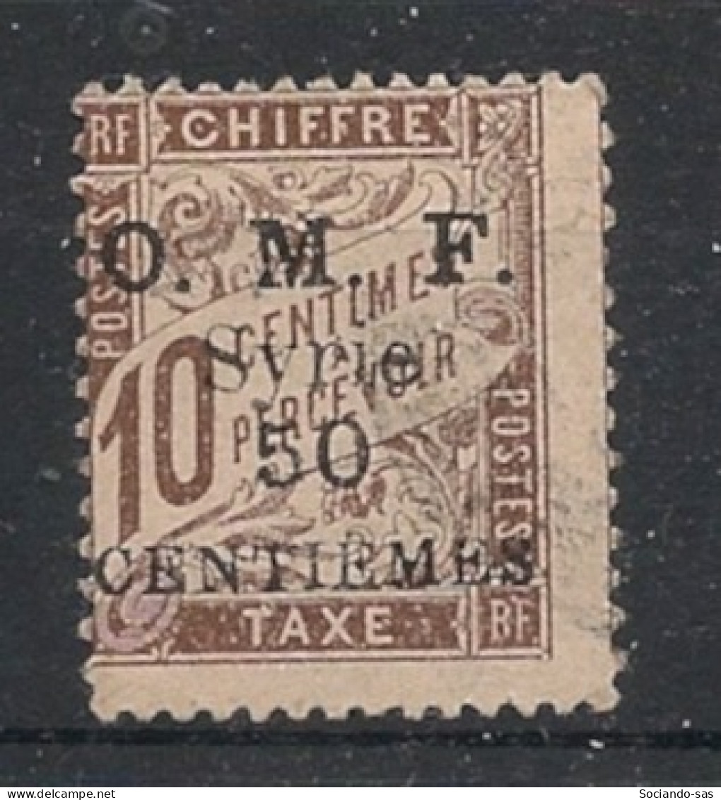 SYRIE - 1921 - Taxe TT N°YT. 9 - Type Duval 50c Sur 10c Brun - Oblitéré / Used - Usati