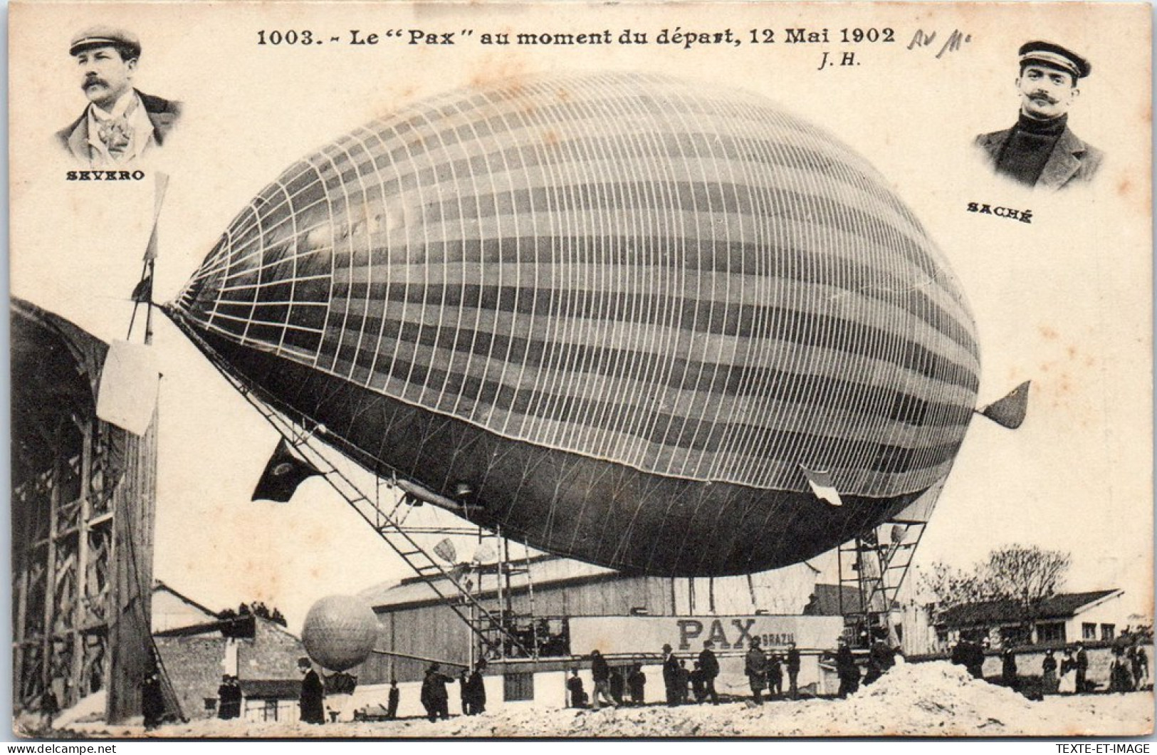 AVIATION - Le PAX Dans Lors De Son Depart Le 12 Mai 1912 - Autres & Non Classés