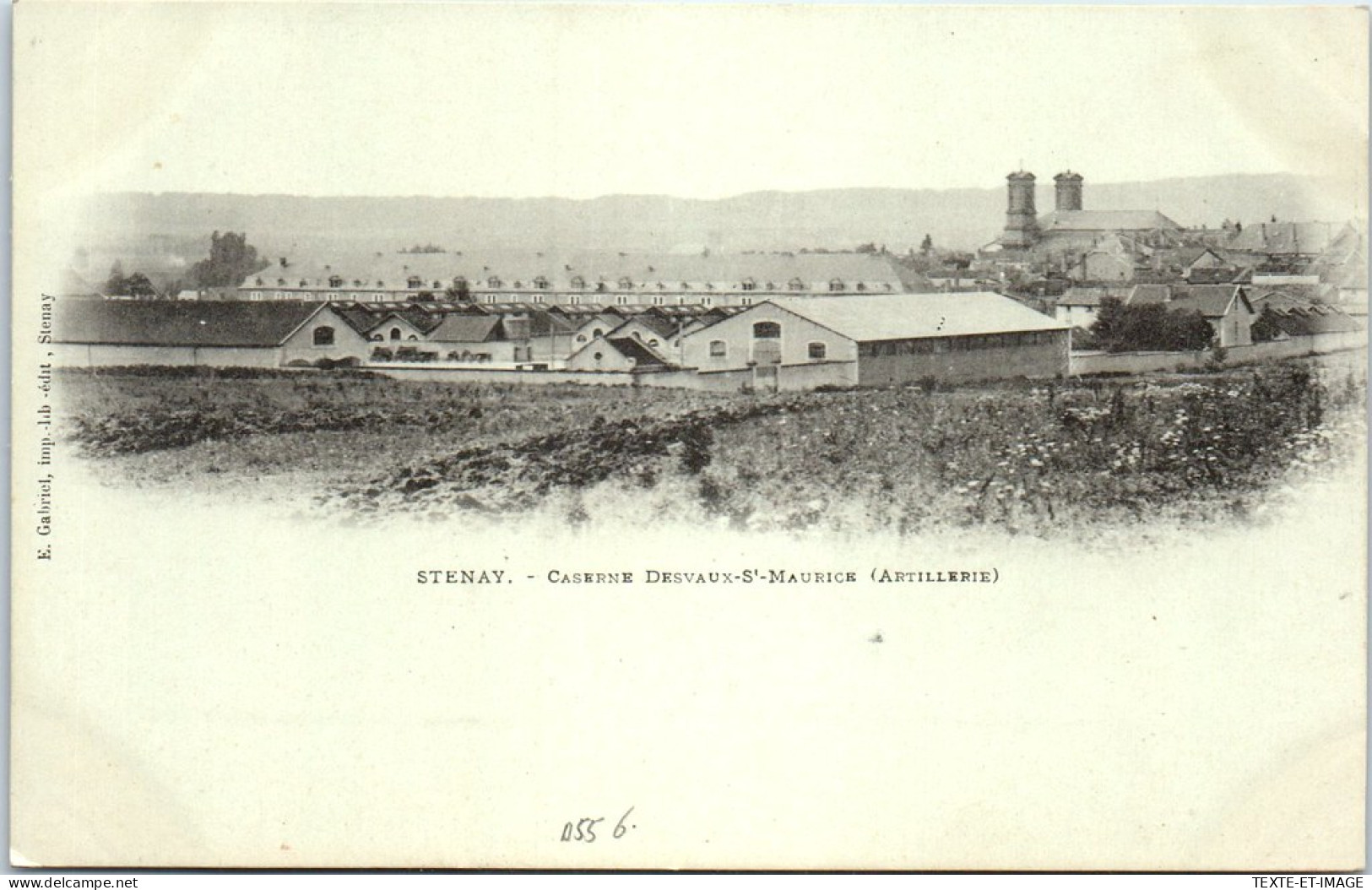 55 STENAY - Caserne Desvaux Saint Maurice (artillerie) - Stenay