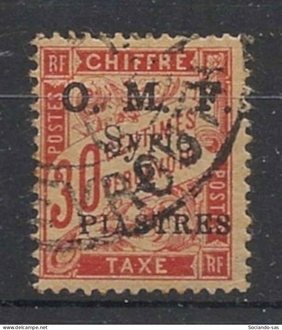 SYRIE - 1921 - Taxe TT N°YT. 11 - Type Duval 2pi Sur 30c Rouge - Oblitéré / Used - Oblitérés
