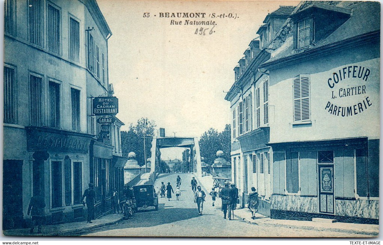 95 BEAUMONT - Vue De La Rue Nationale. - Beaumont Sur Oise