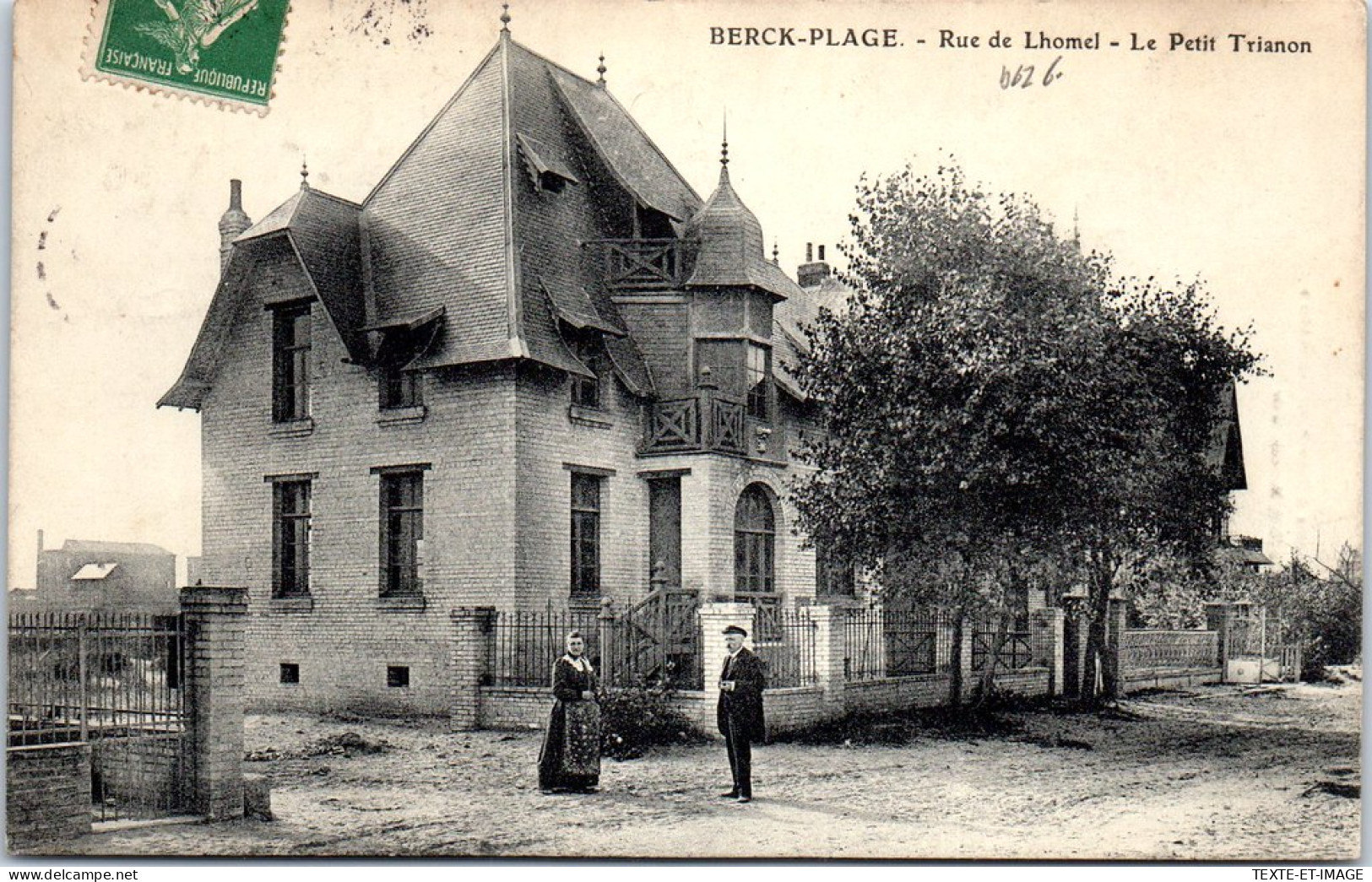 62 BERCK PLAGE - Rue De Lhomel, Le Petit Trianon. - Berck