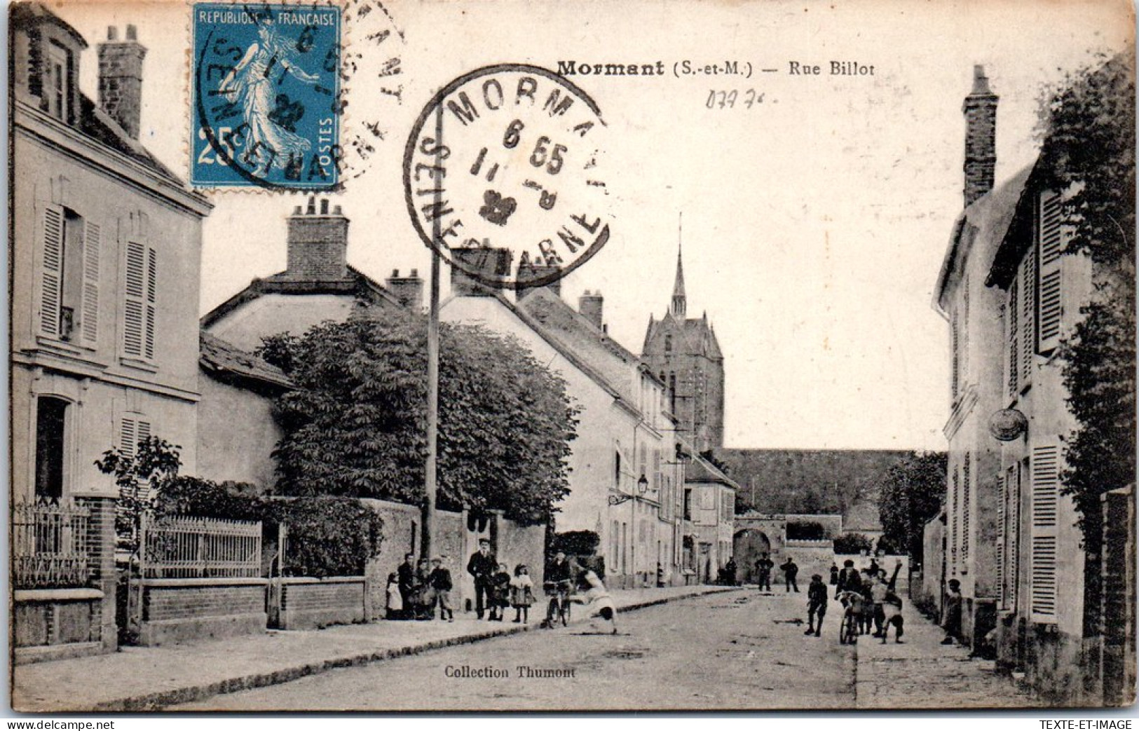 77 MORMANT - La Rue Billot. - Mormant