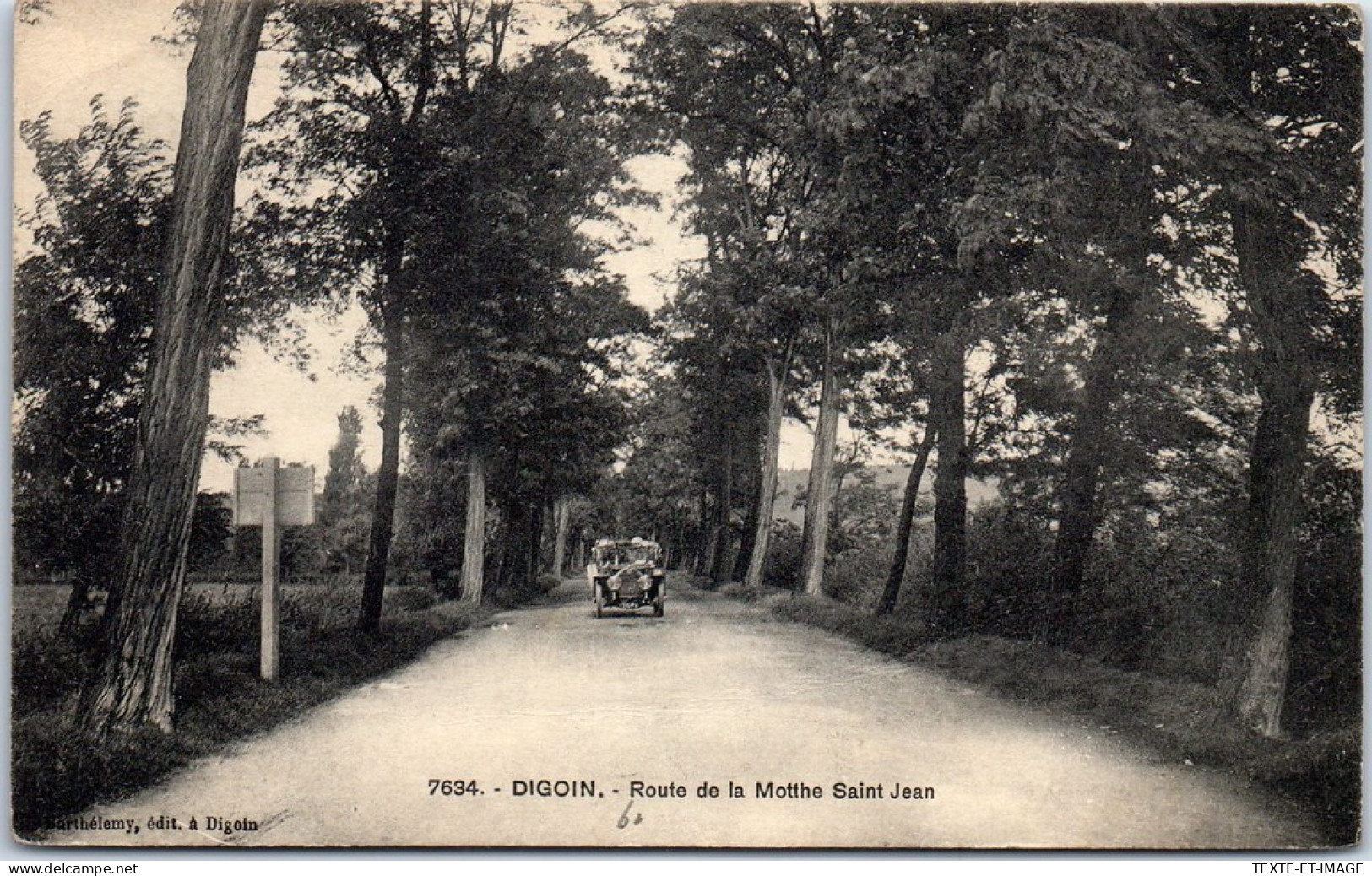 71 DIGOIN - Vue De La Route De La Mothe Saint Jean  - Digoin