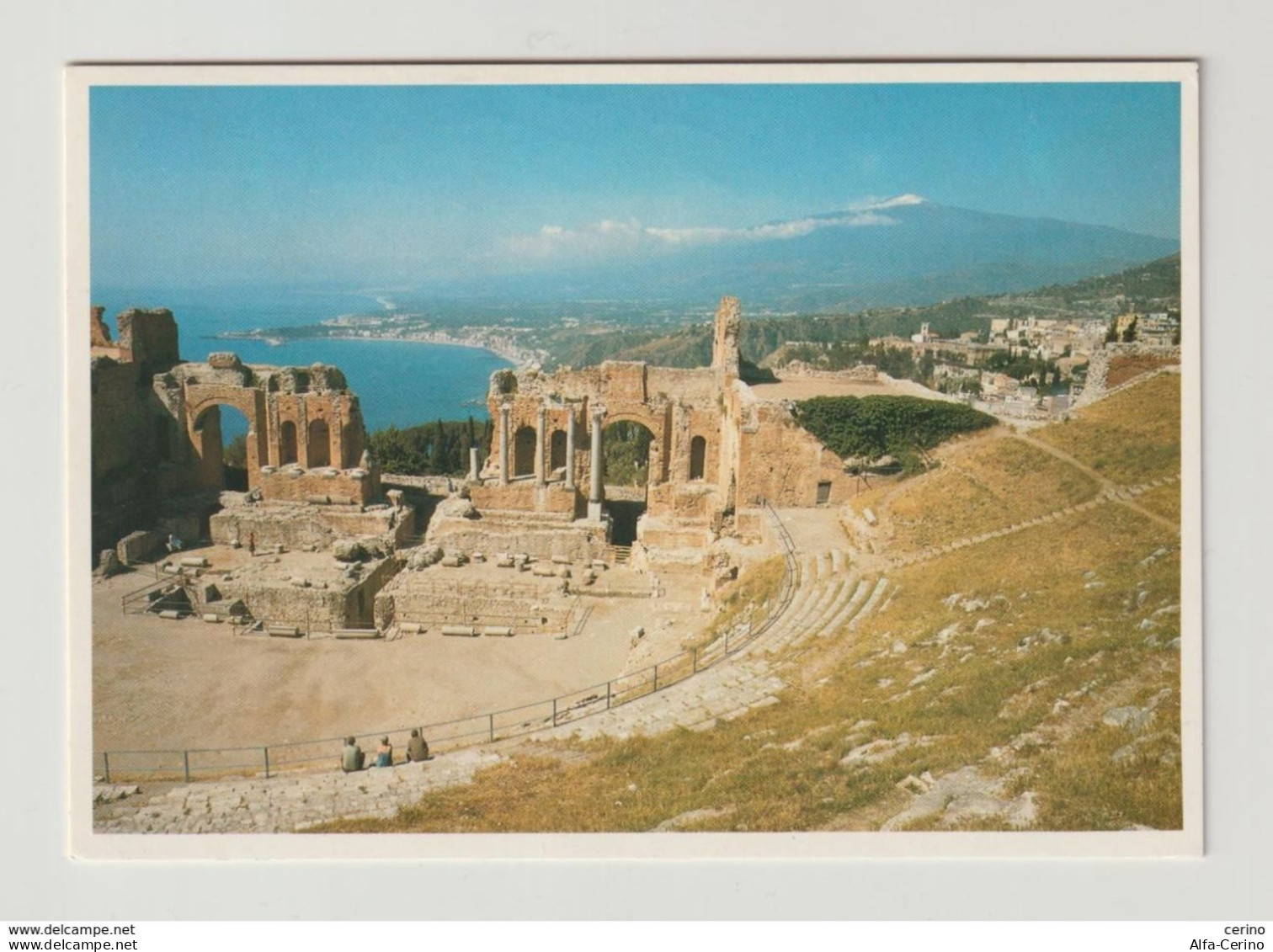 TAORMINA (ME):  TEATRO  GRECO  -  PER  LA  SVIZZERA  -  FG - Ancient World