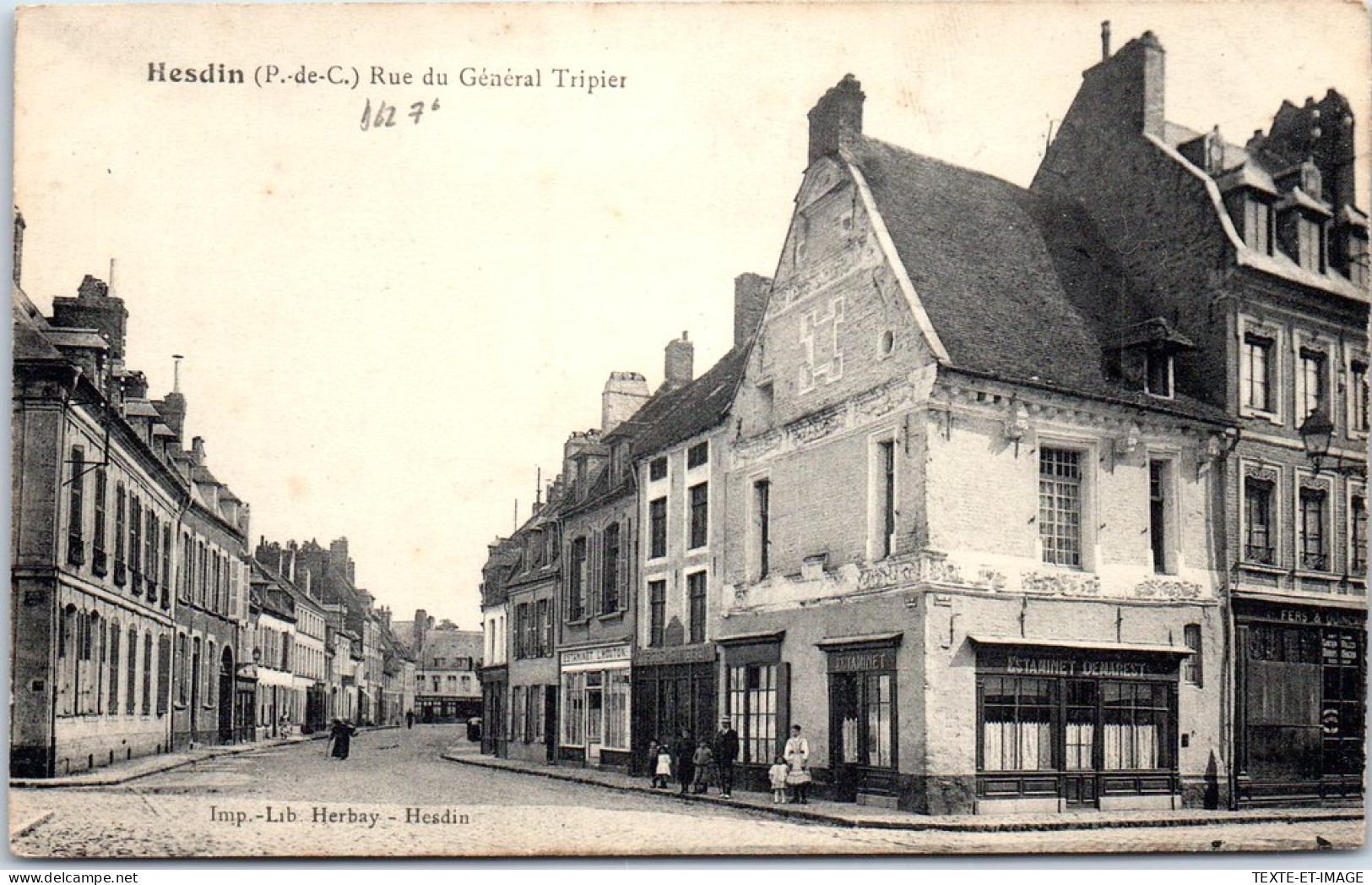 62 HESDIN - La Rue Du General Tripier. - Henin-Beaumont