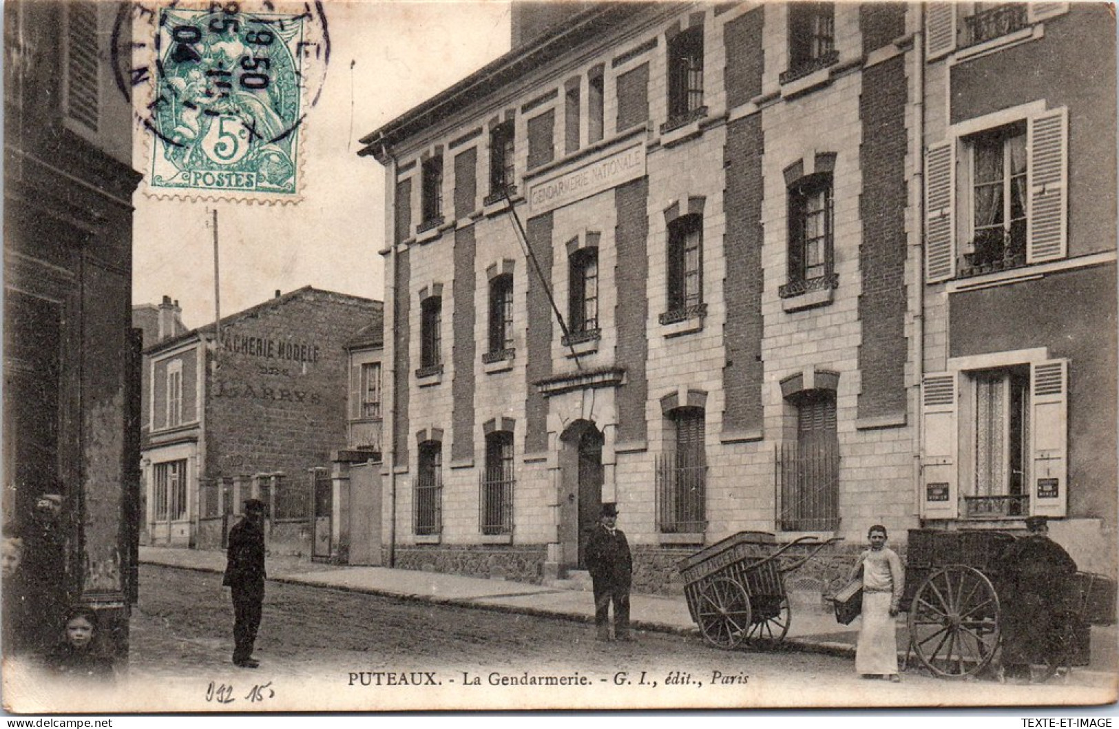 92 PUTEAUX - La Caserne De Gendarmerie. - Puteaux
