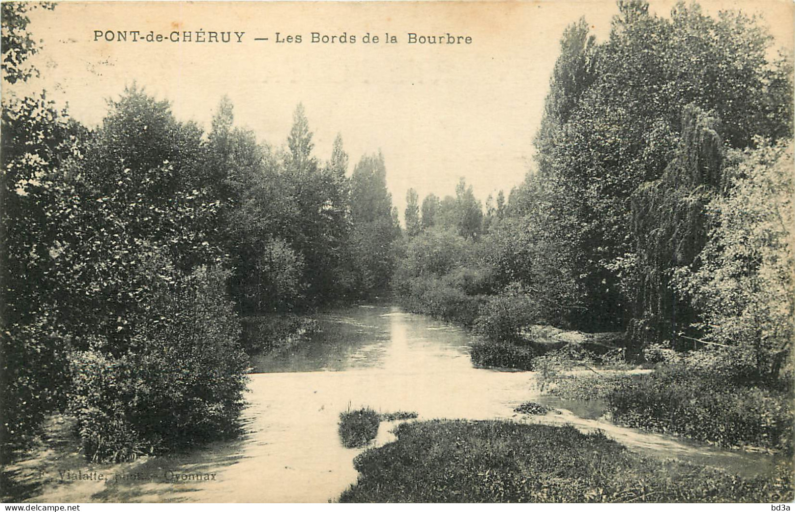  38  PONT DE CHERUY  Les Bords De La Bourbe - Pont-de-Chéruy