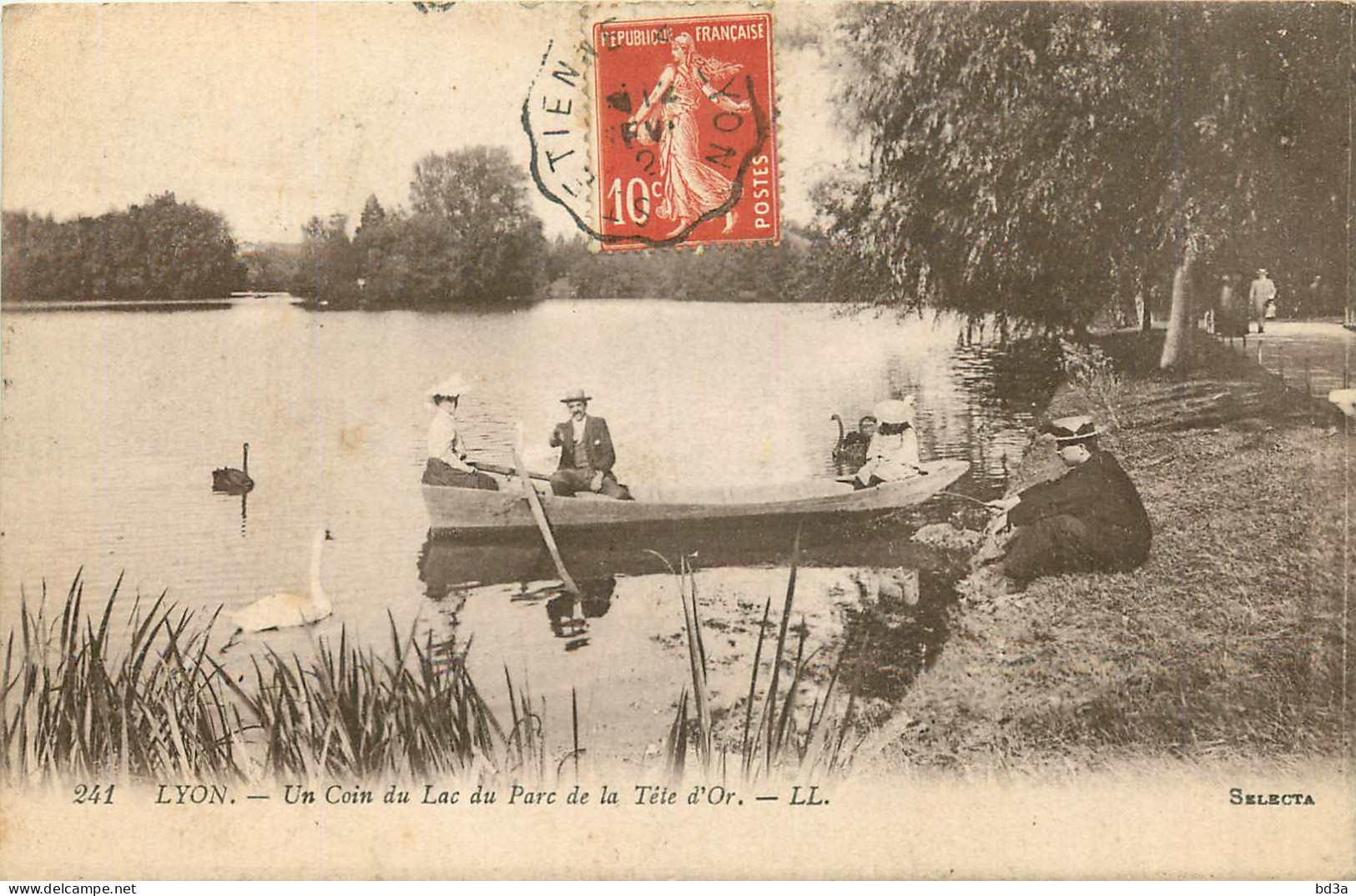  69  LYON  Un Coin Du Lac Du Parc De La Tête D'Or  - Lyon 6