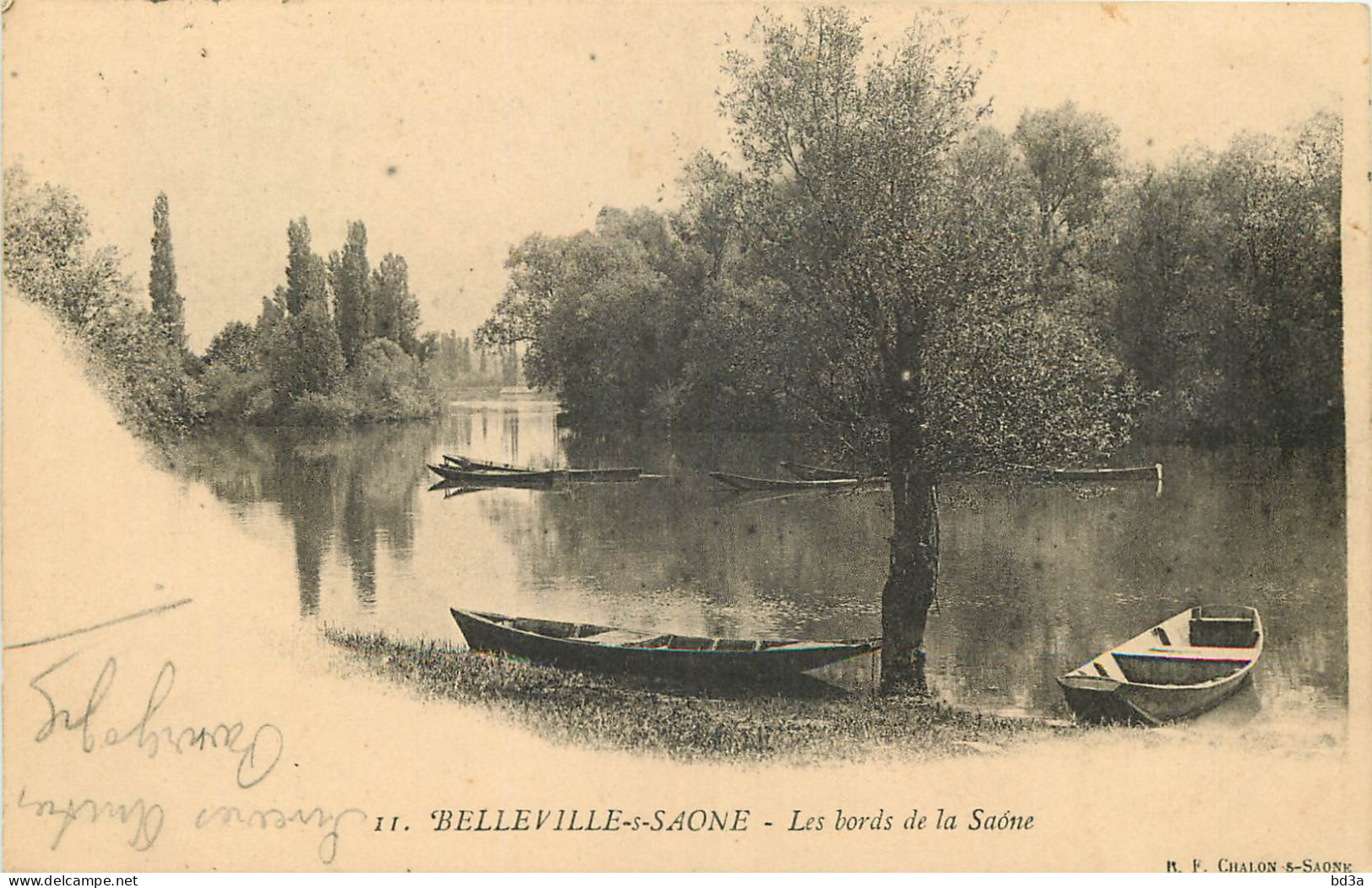 69  BELLEVILLESURSAONE  Les Bords De La Saône  - Belleville Sur Saone