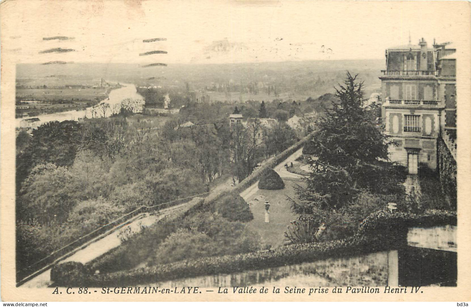  78  SAINTGERMAINENLAYE   La Vallée De La Seine Prise Du Pavillon Henri IV - St. Germain En Laye (Château)