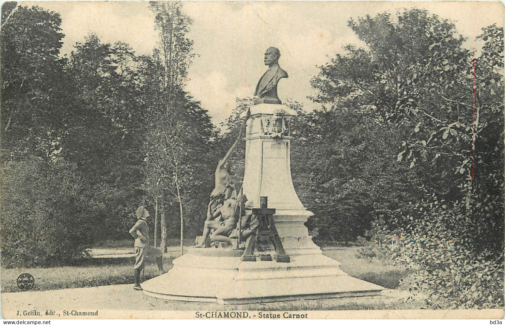  42  SAINT CHAMOND  Statue Carnot  - Saint Chamond