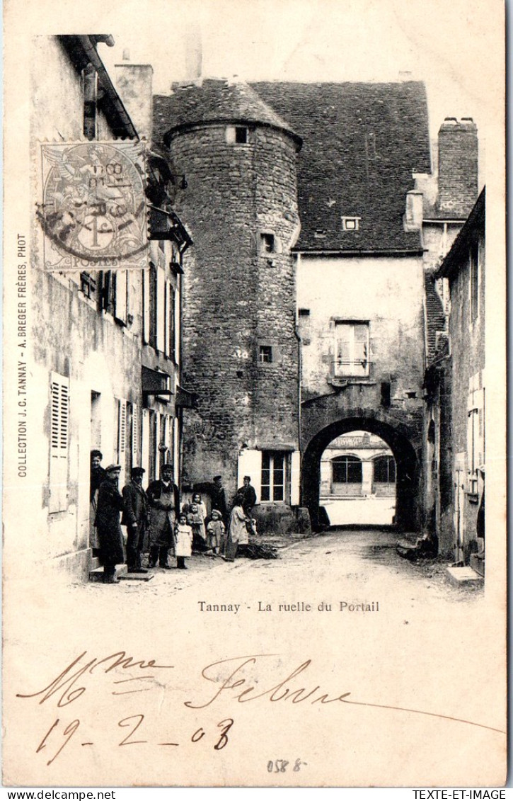 58 TANNAY - La Ruelle Du Portail  - Tannay