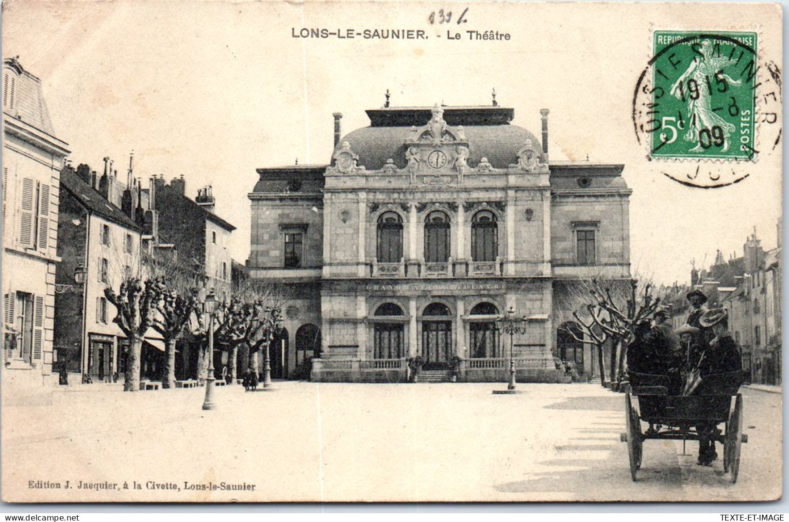 39 LONS LE SAUNIER - Le Theatre. - Lons Le Saunier