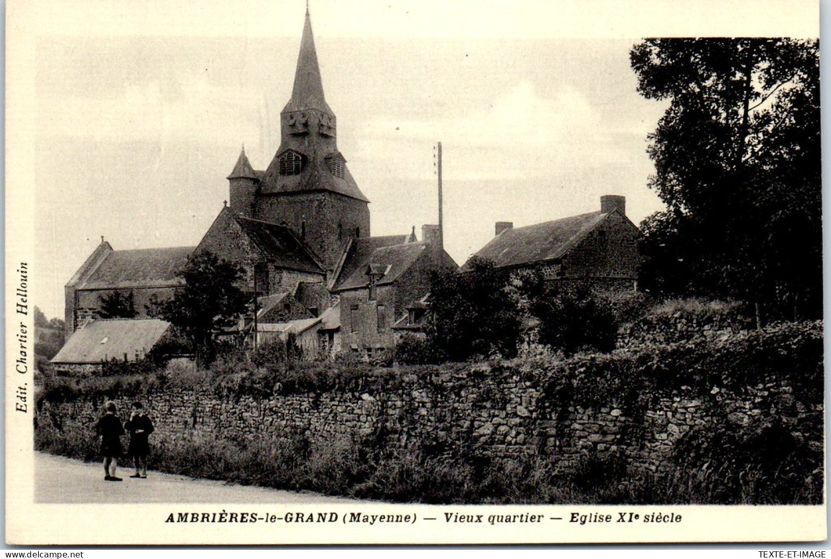 53 AMBRIERES - Vieux Quartier, L'eglise  - Ambrieres Les Vallees