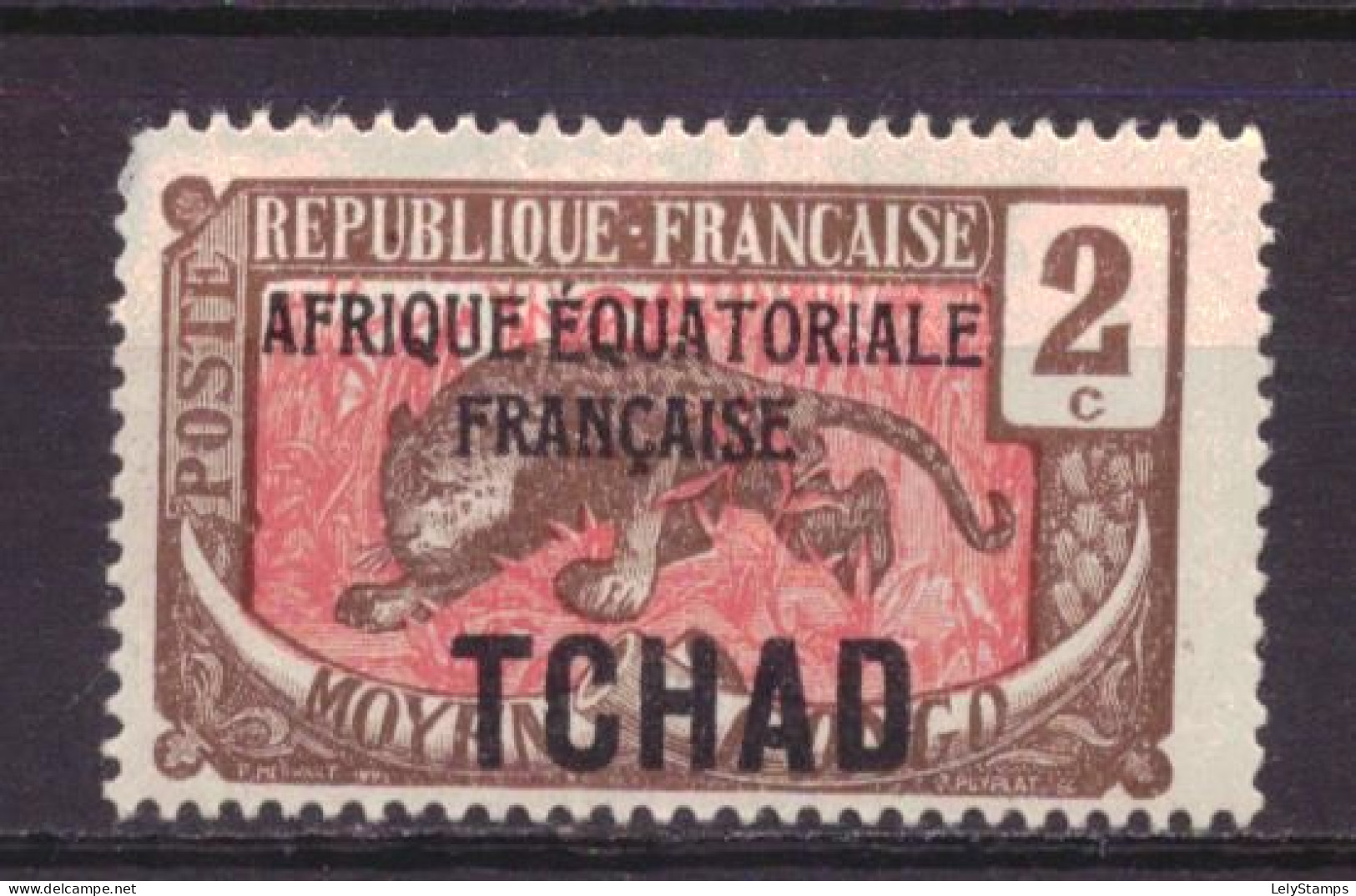 Tsjaad / Tchad 20 MH * Panther Animals Nature (1924) - Ongebruikt