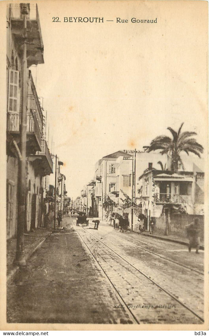 LIBAN   BEYROUTH  Rue Gouraud - Libanon