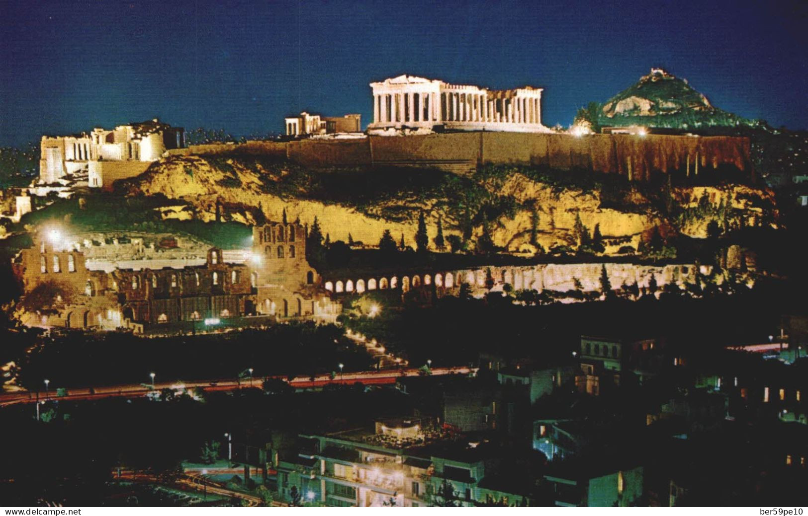 GRECE ATHENES L'ACROPOLE VUE LA NUIT - Griechenland