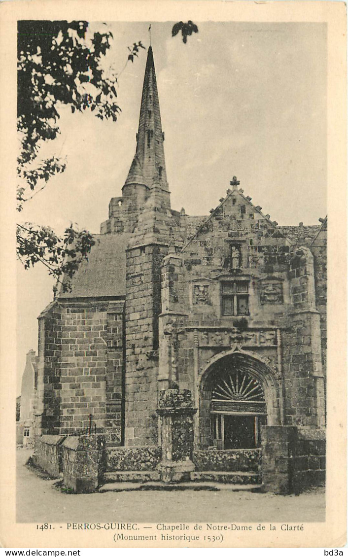  22  PERROSGUIREC  Chapelle De Notre Dame De La Clarté - Perros-Guirec