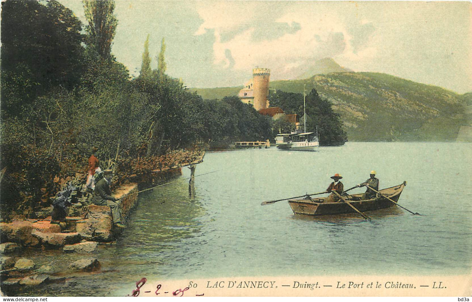  74  DUINGT   Le Port Et Le Château  LAC D'ANNECY - Duingt