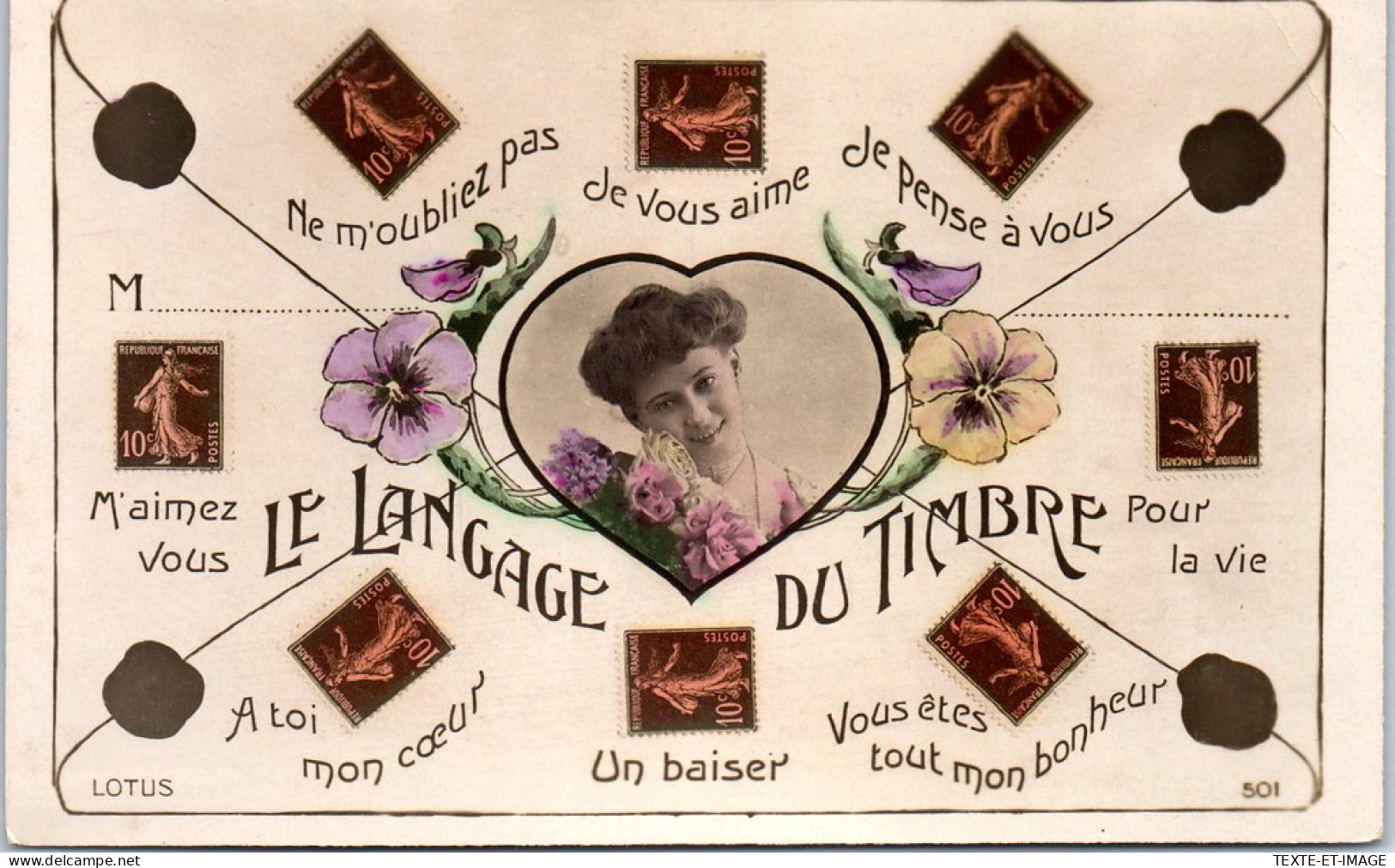 THEMES - Philatelie, Le Language Du Timbre. - Briefmarken (Abbildungen)