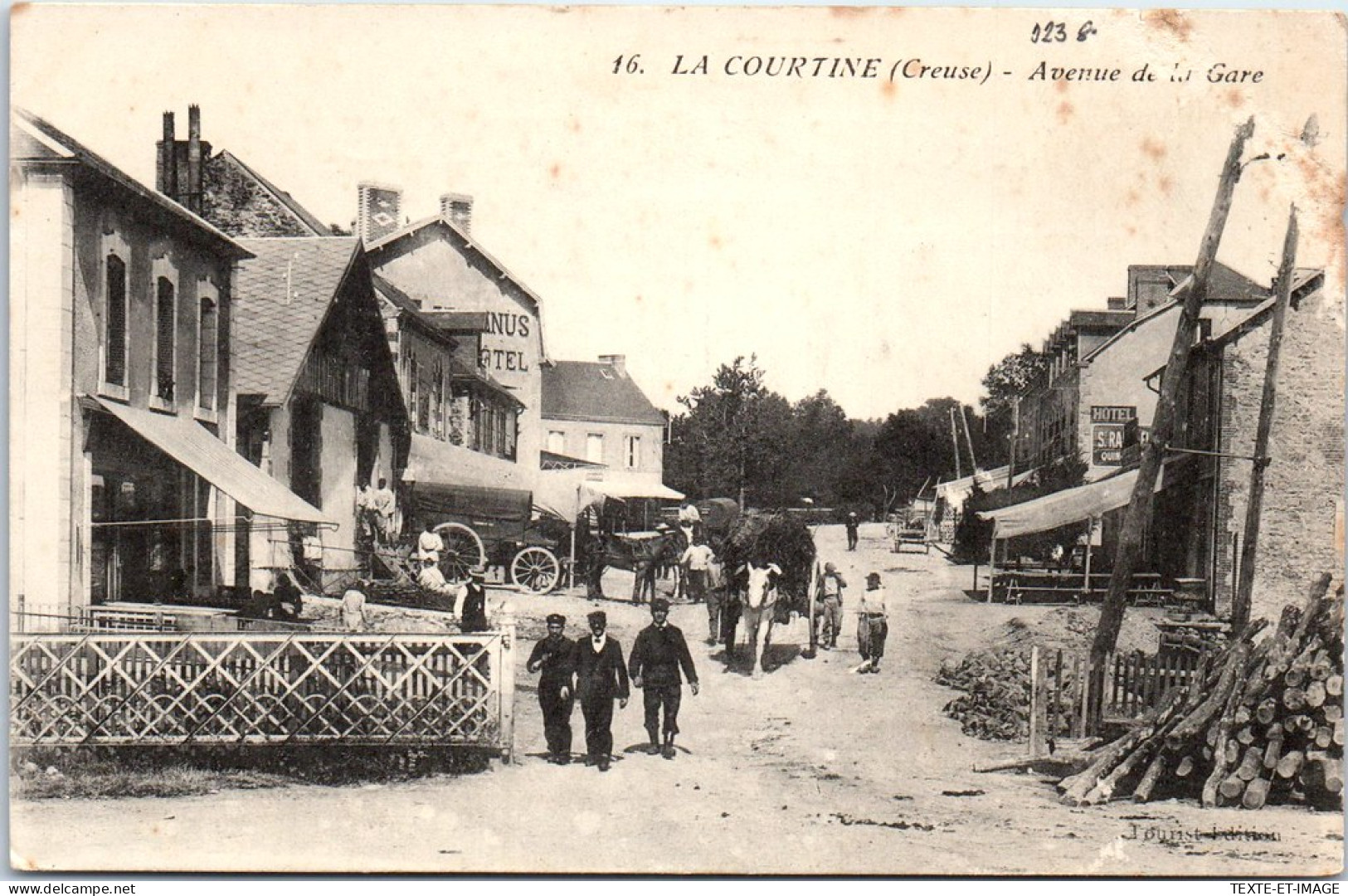23 LA COURTINE - Avenue De La Gare. - La Courtine