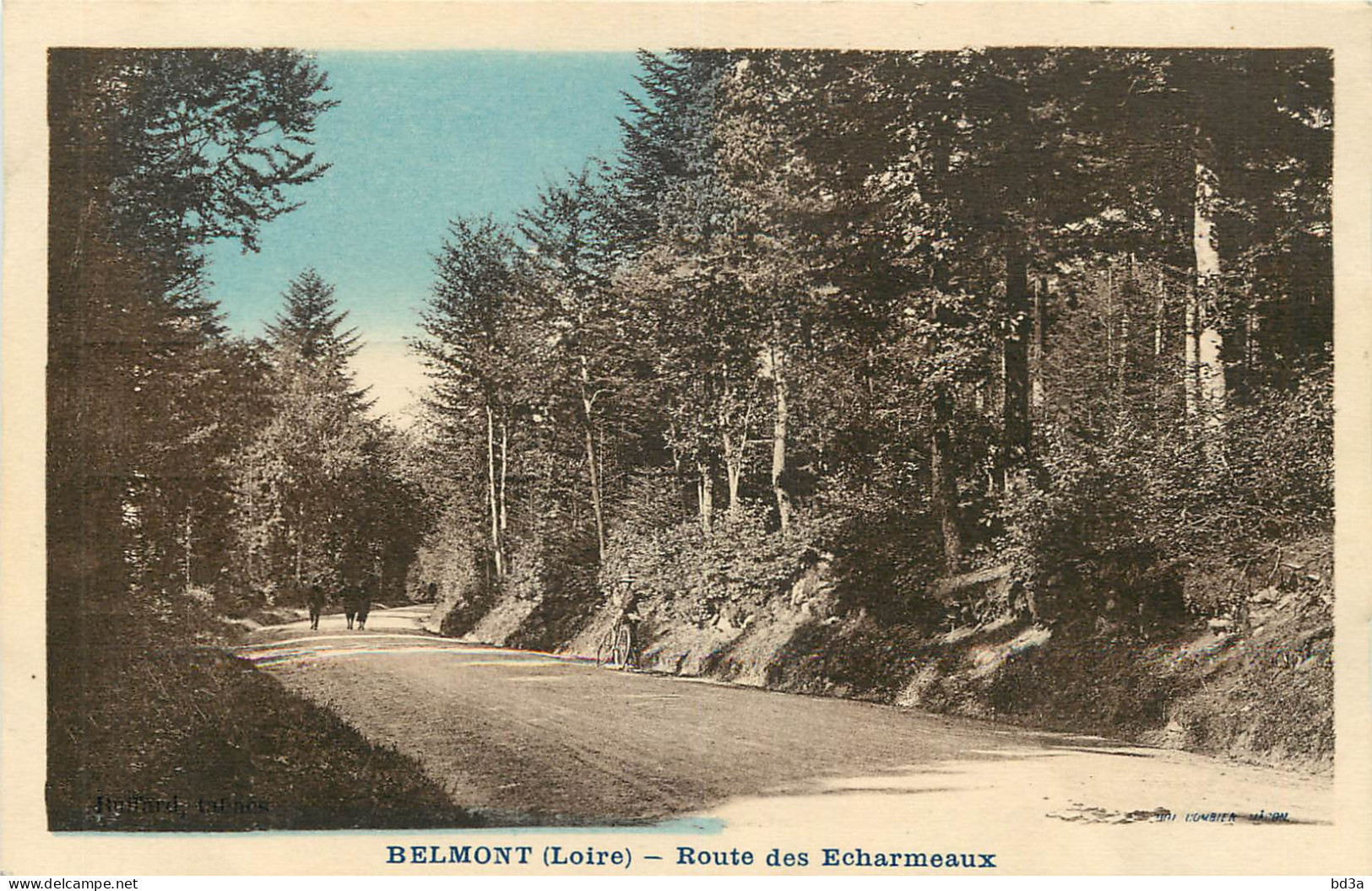  42  LOIRE  BELMONT   Route Des Echarmeaux - Belmont De La Loire