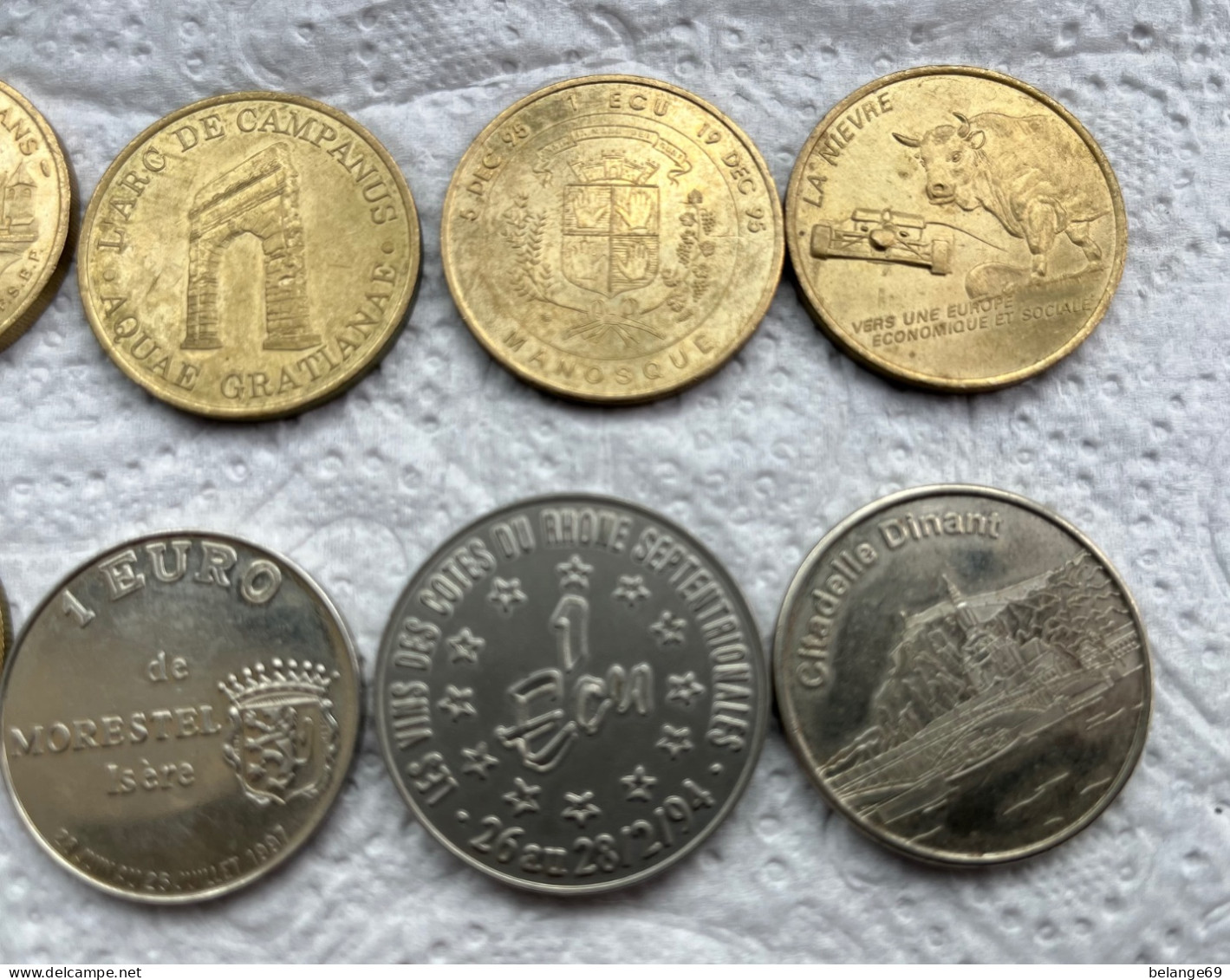Beau Lot De 13 Monnaies - Euro / Ecu Des Villes - 1998 - Rare Et Sans Double ! - France